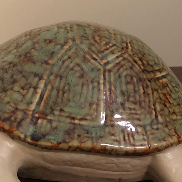-Ceramic Glazed Pottery Tortoise Turtle  Great Condition - Picture 5 of 7